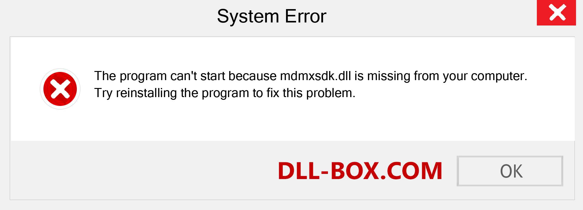  mdmxsdk.dll file is missing?. Download for Windows 7, 8, 10 - Fix  mdmxsdk dll Missing Error on Windows, photos, images